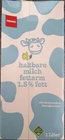 haltbare milch fettarm 1,5 % fett