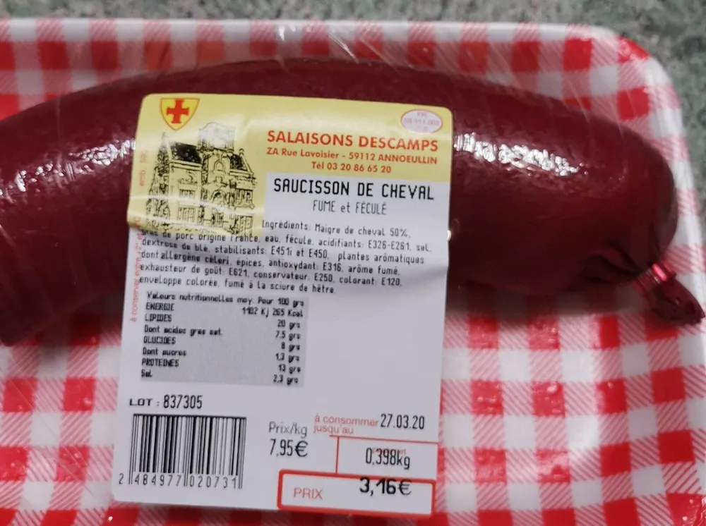 Saucisson de cheval