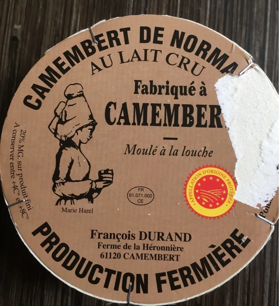 Camembert de normandie durand