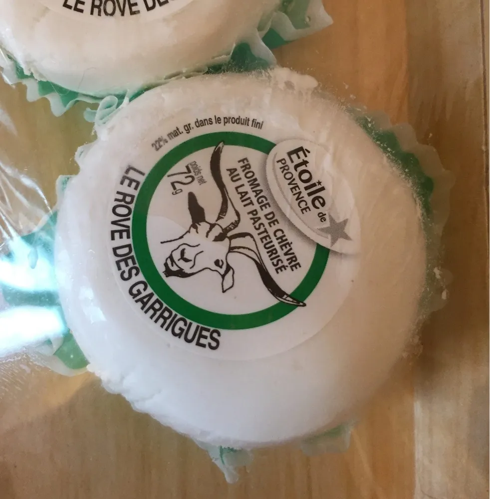 Fromage de chevre au lait pasteurisé