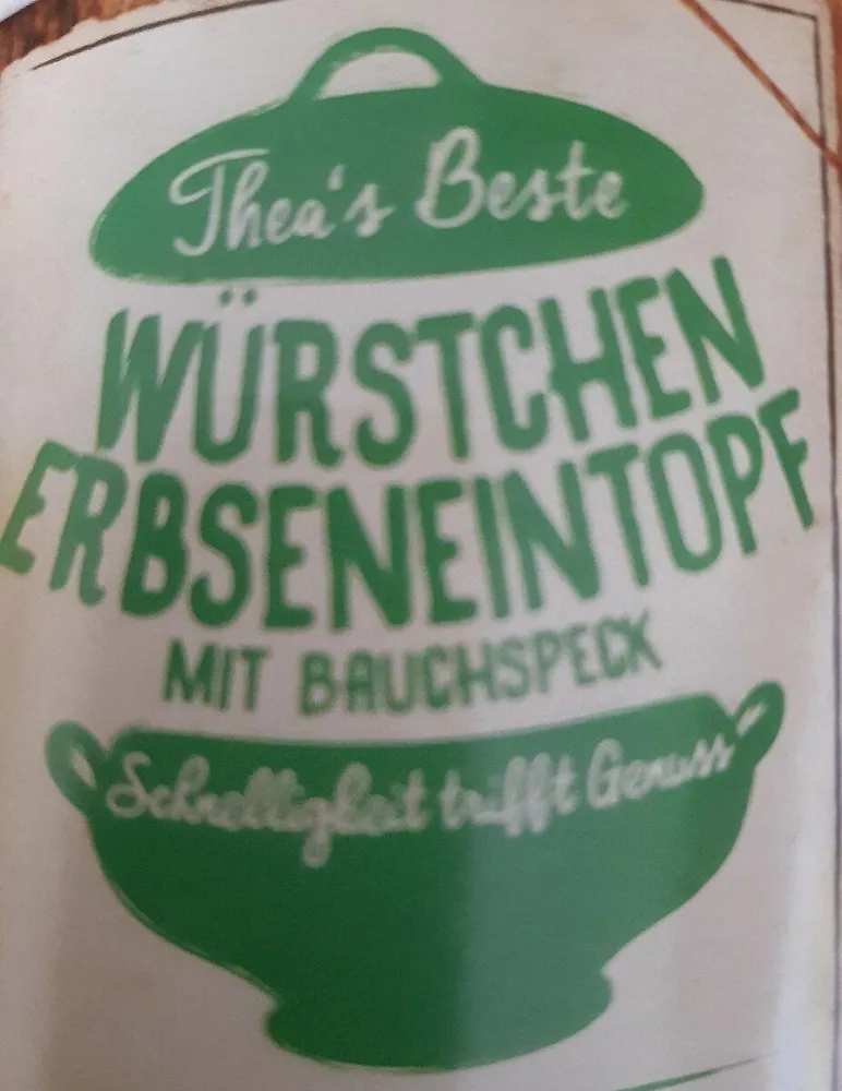Würstchen Erbseneintopf