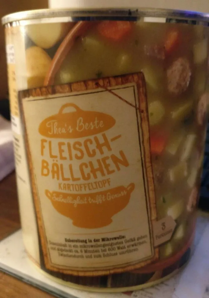 Fleischbällchen Kortoffeleintopf
