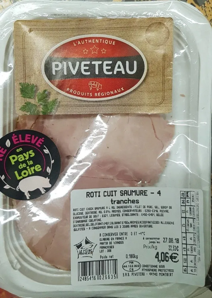 Rôti cuit saumure