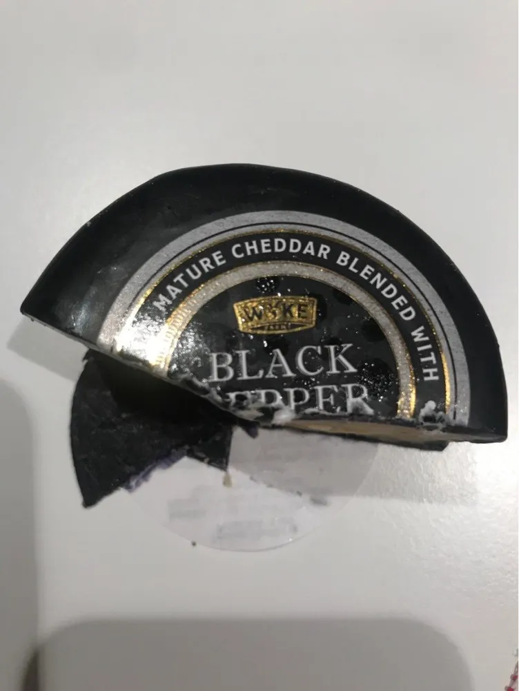 Cheddar Mature au poivre noir moulu