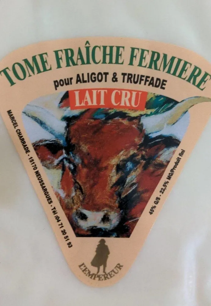 Tome fraîche fermière lait cru