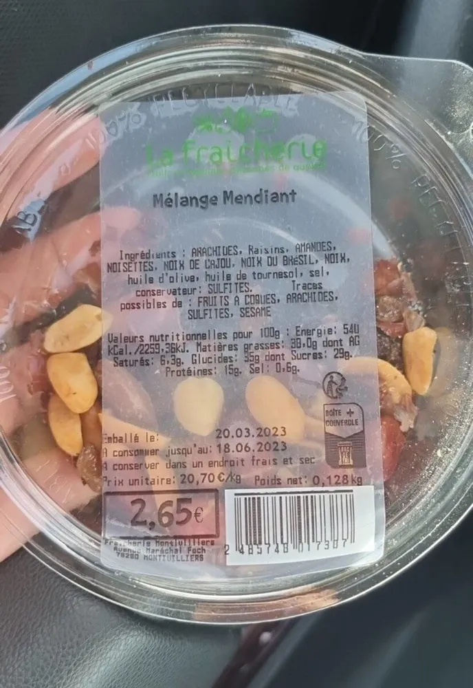 Melange mendiant