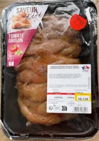 Aiguillettes de poulet marinees saveur tomates origan