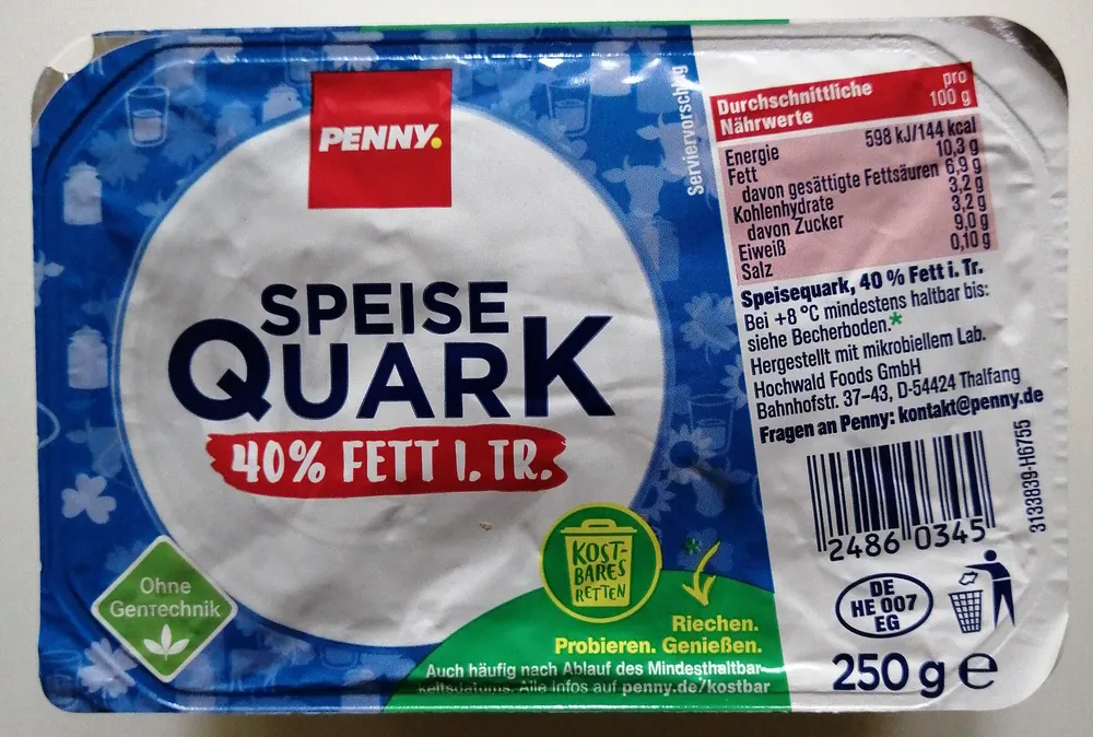 Speisequark