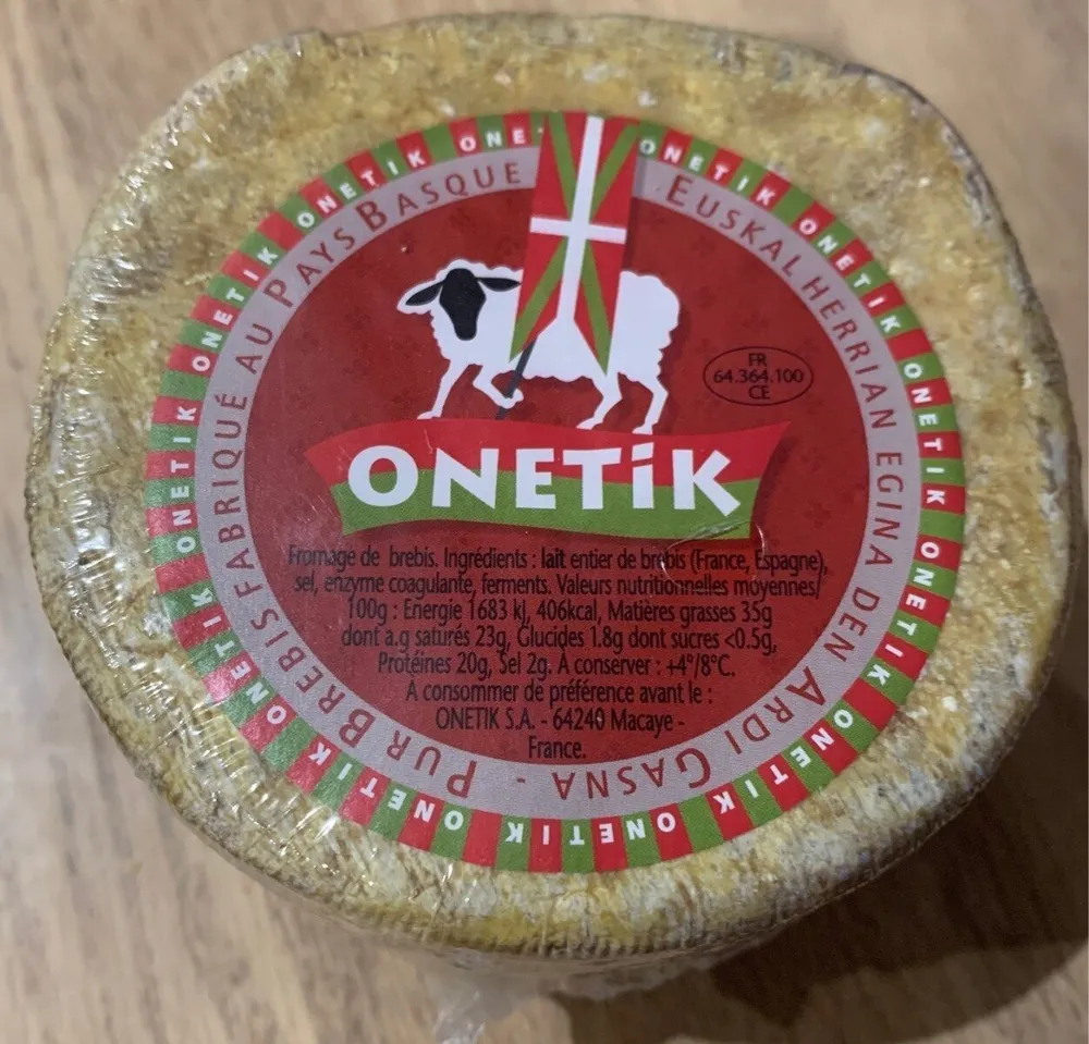 Fromage brebis onetik