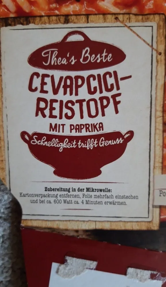 Cevapcici-Reistopf