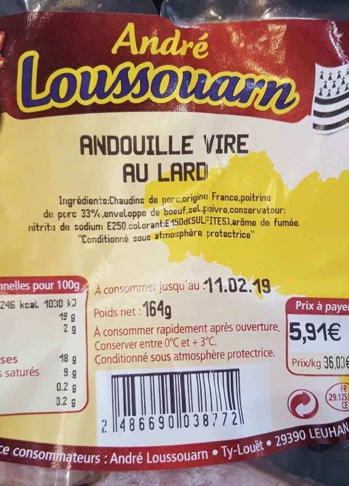 Andouille vire au lard