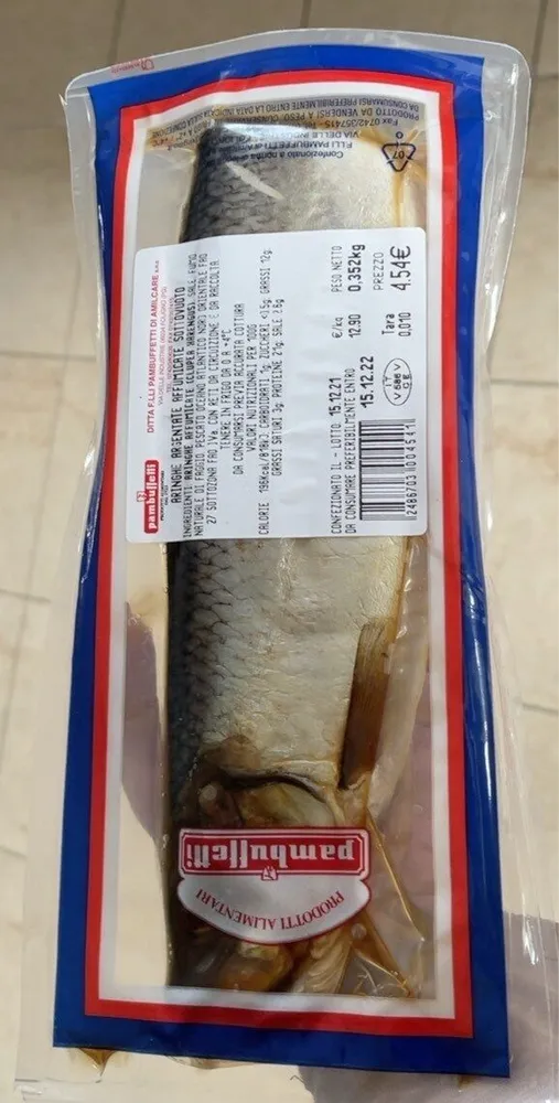 Aringa Argentata affumicata sottovuoto