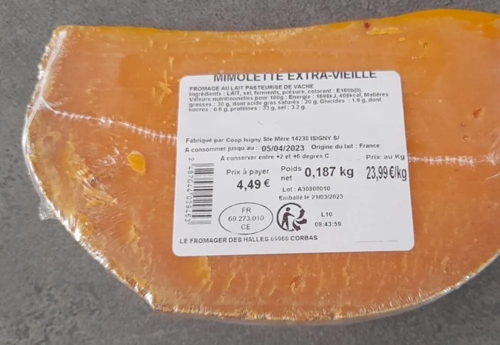 Mimolette extra-vielle