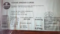 Tomme de BREBIS corse