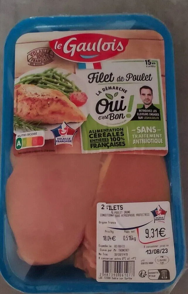 Filets de poulet