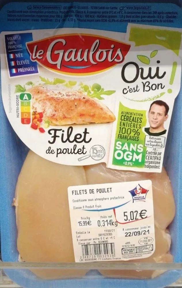 Filet de poulet