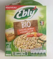 Ebly bio couscous, quinoa & graines de lin