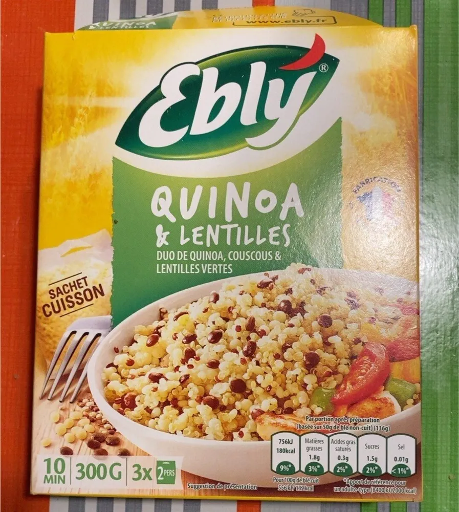 Quinoa & lentilles