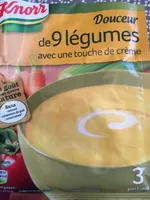 Douceur de 9 légumes avec une touche de crème