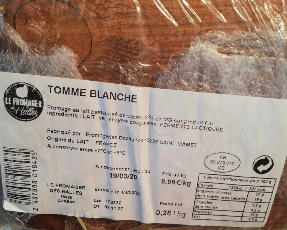 Tomme blanche
