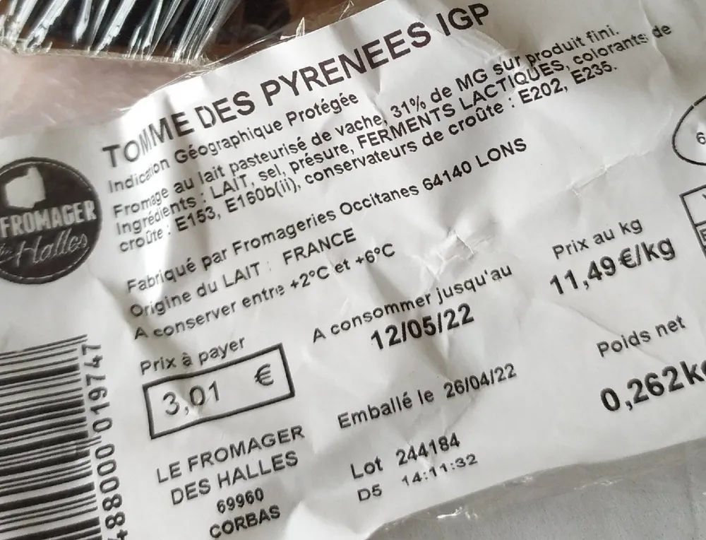 Tomme des Pyrénées
