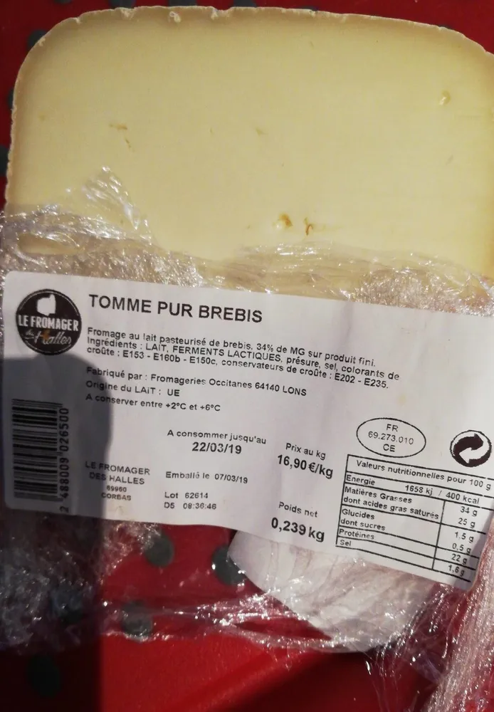 Tomme de brebis