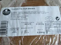 Tomette pur brebis