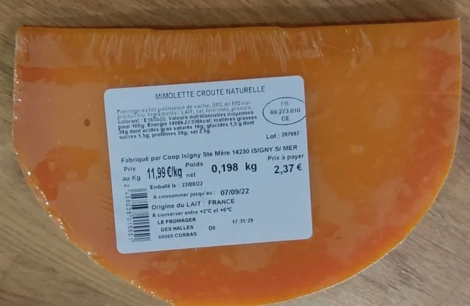 Mimolette croûte naturelle