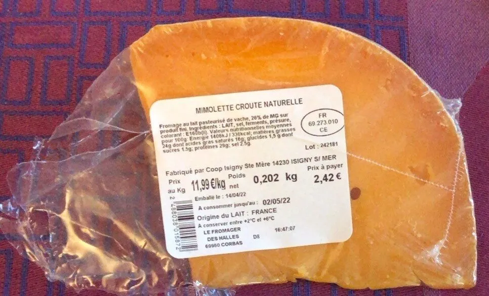 Mimolette croute naturelle