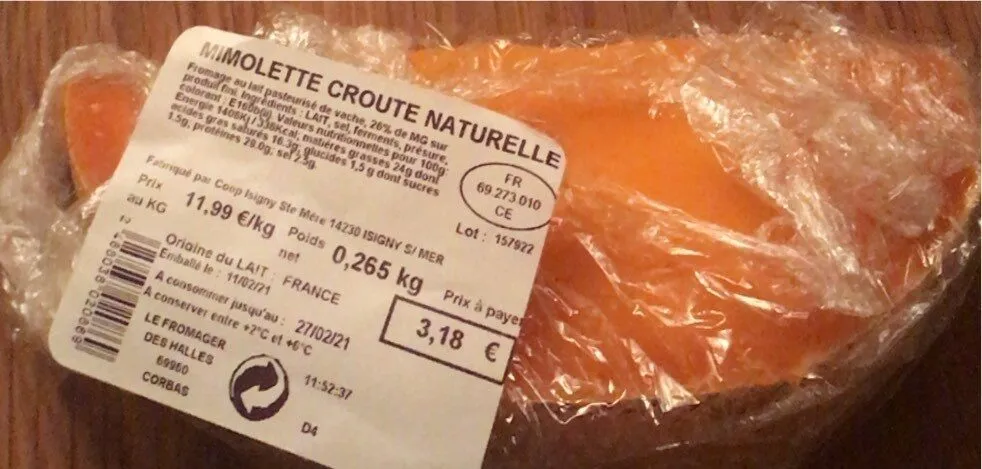 Mimolette croute naturelle