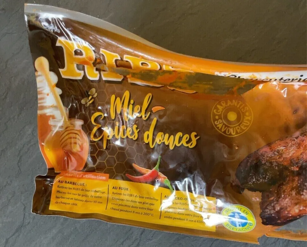 Ribs Miel Epices douces