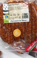 Saucisses supérieurs fumées crues à cuire