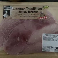 Jambon tradition cuit au torchon - 4 tranches