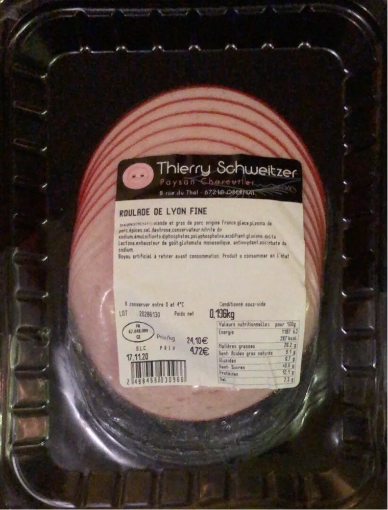Roulade de Lyon fine