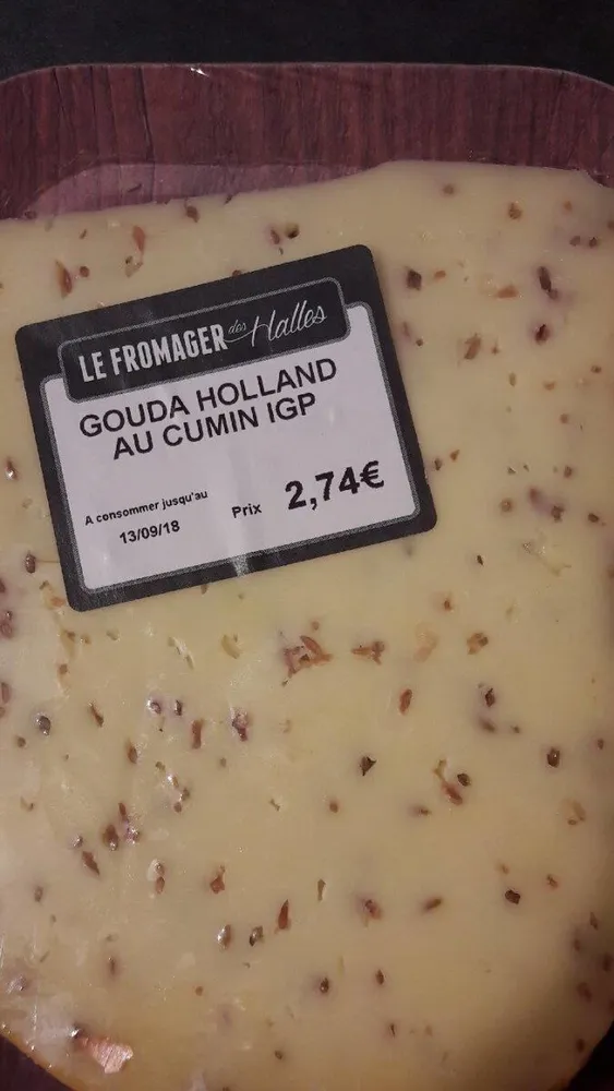 Gouda holland au cumin