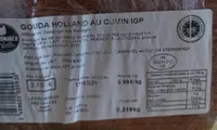 Gouda Holland au cumin IGP