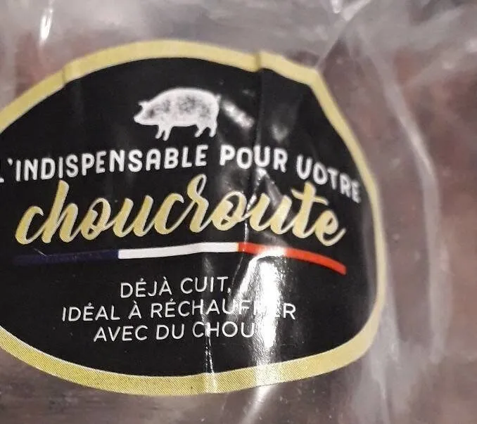 Saucisson cuit à l ail fumé