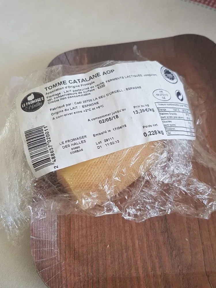 Tomme catalane aop