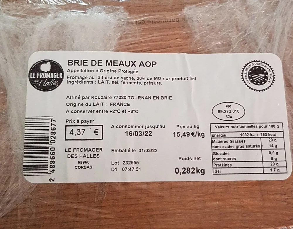 Brie de peaux aop