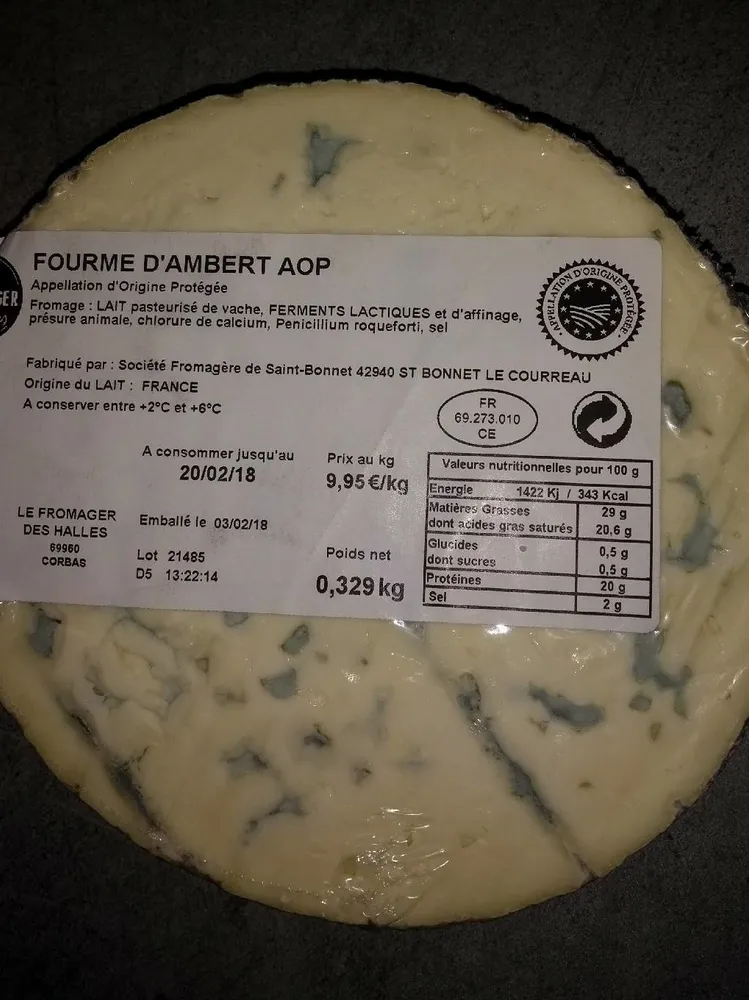 Fourme d'Ambert AOP