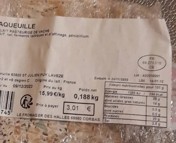 Bleu Laqueuille