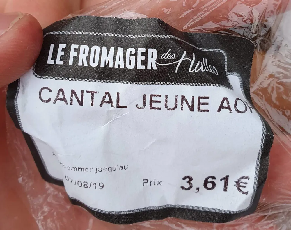 Cantal jeune AOP