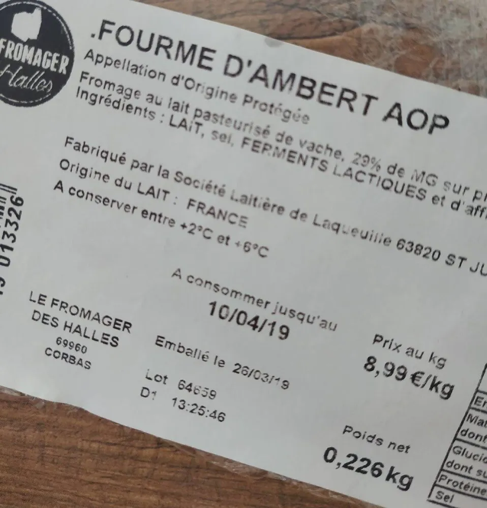 Fourme d'Ambert AOP
