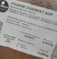 Fourme d'Ambert AOP