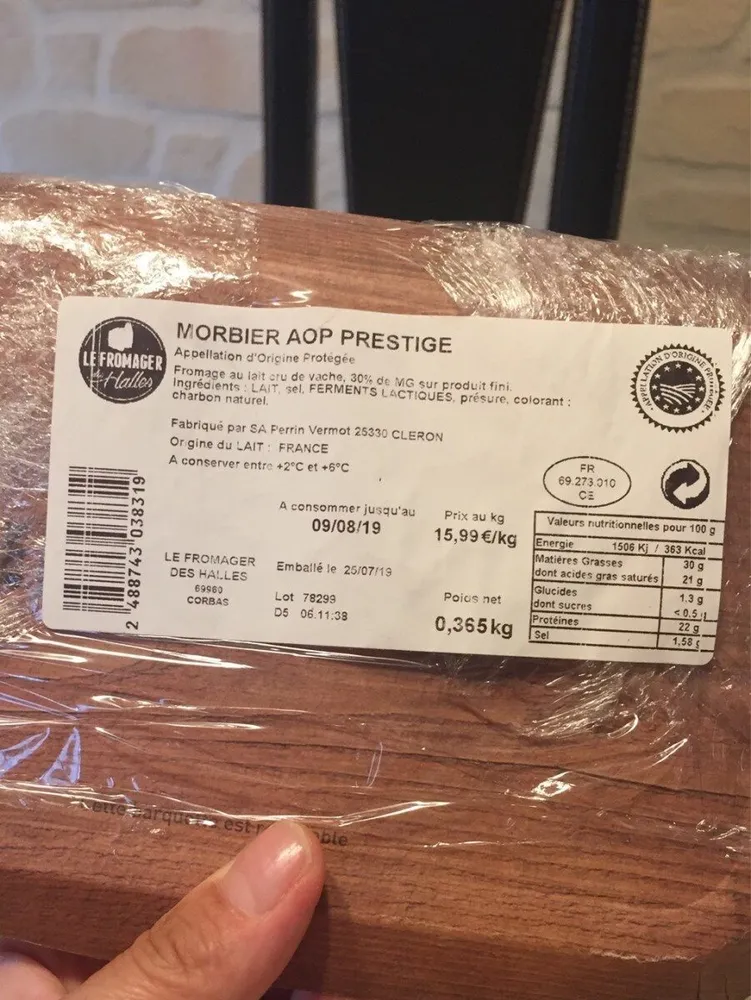 Morbier aop prestige