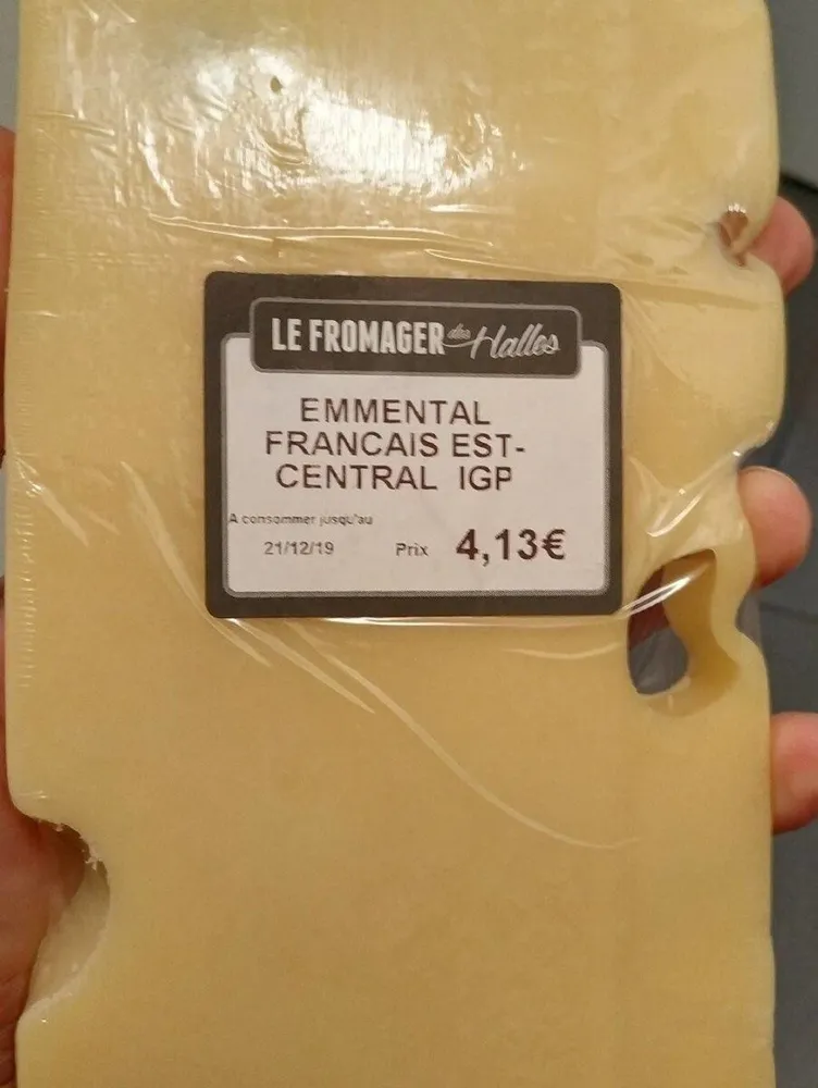 Emmental français est central igp