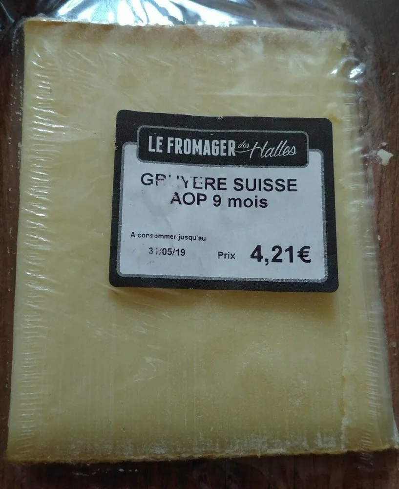 Gruyère Suisse AOP 9mois