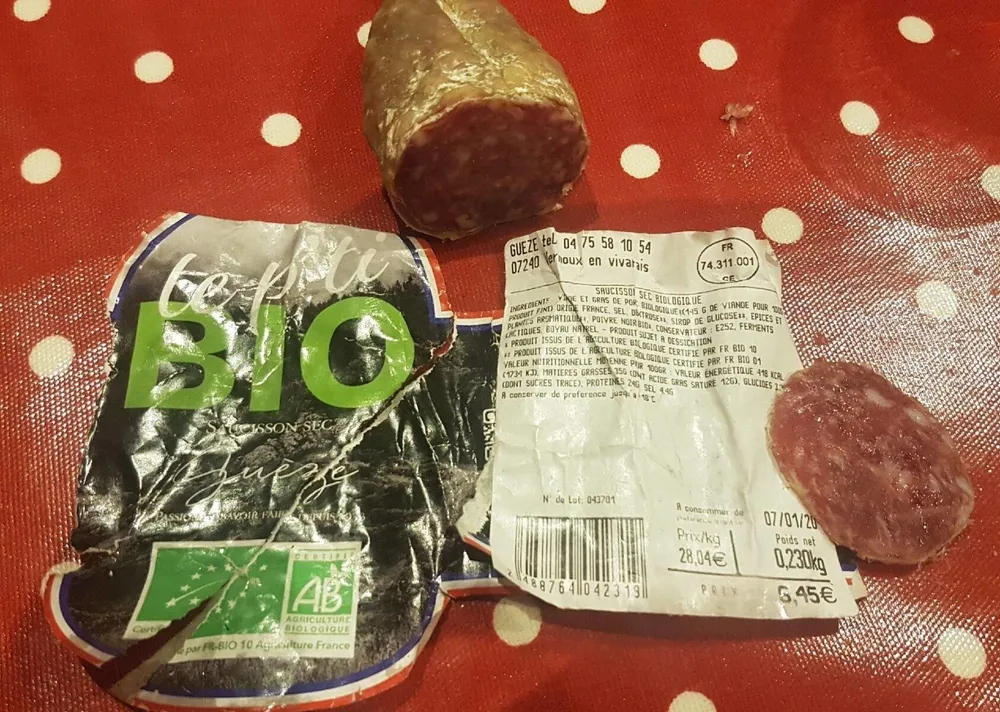 Le p'ti BIO saucisson sec