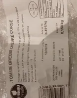 Tomme brebis chèvre corse