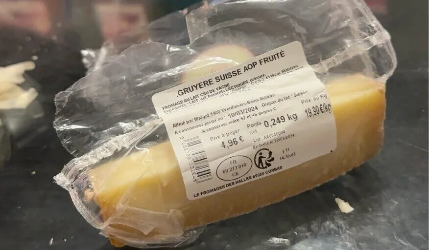 Gruyère suisse AOP fruité